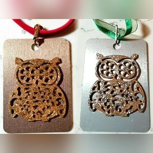 *HAPPY HOLIDAYS* New (Set of 2) Ornaments/Bag Tags/Keychains Handcrafted Items!